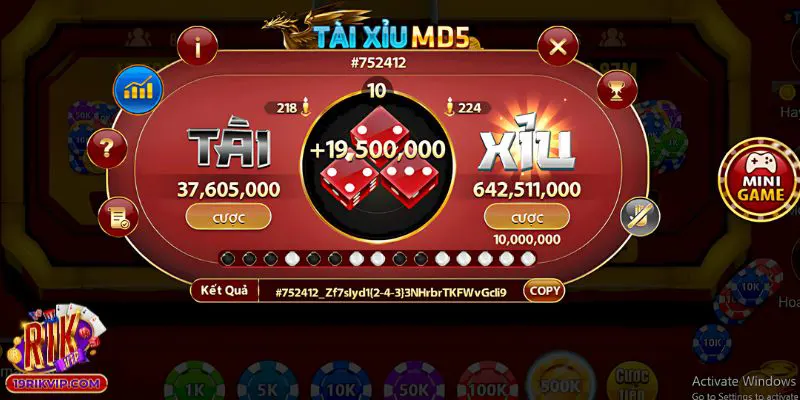 Tài xỉu MD5 an toàn, minh bạch