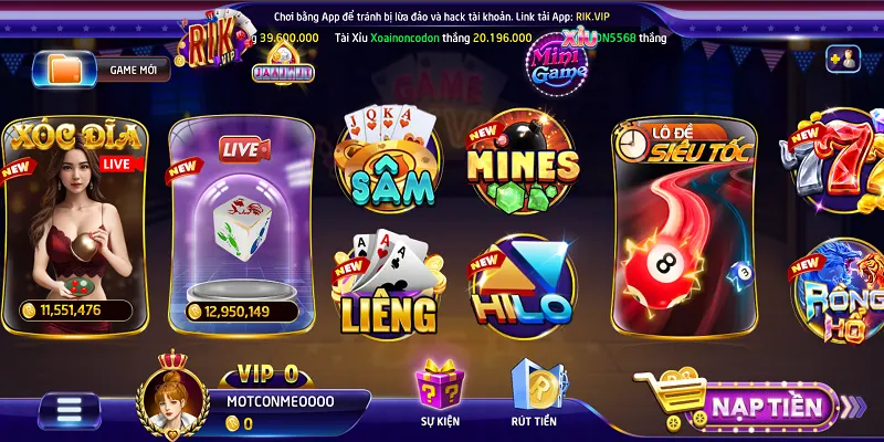 Thông tin tổng quan về Play Rikvip